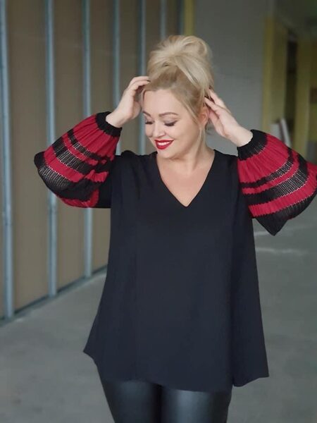 ”Plus size” blūze